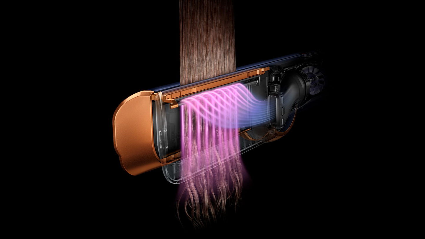 Plancha y Seca Profesional 2 en 1 - Azul